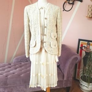 Vintage Adolfo 3 Piece Suit